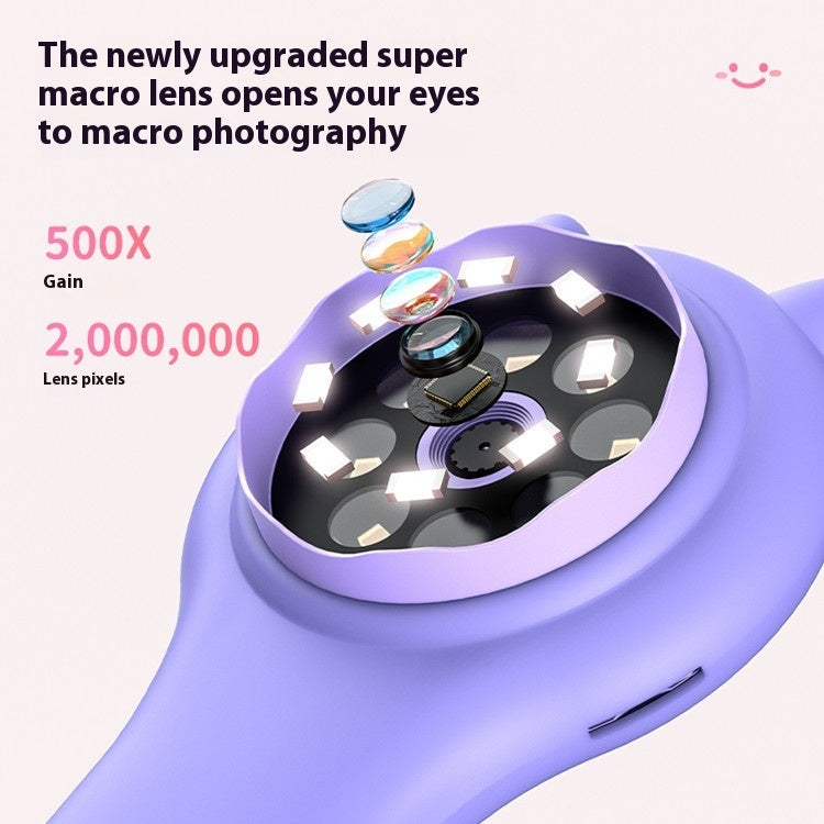 Ensemble de jouets de microscope pour enfants pour expériences scientifiques.