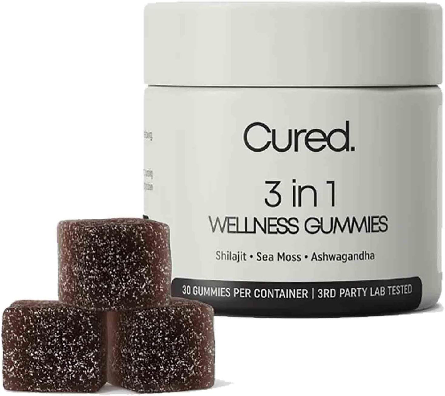 Gommes Shilajit 3 en 1 pour hommes