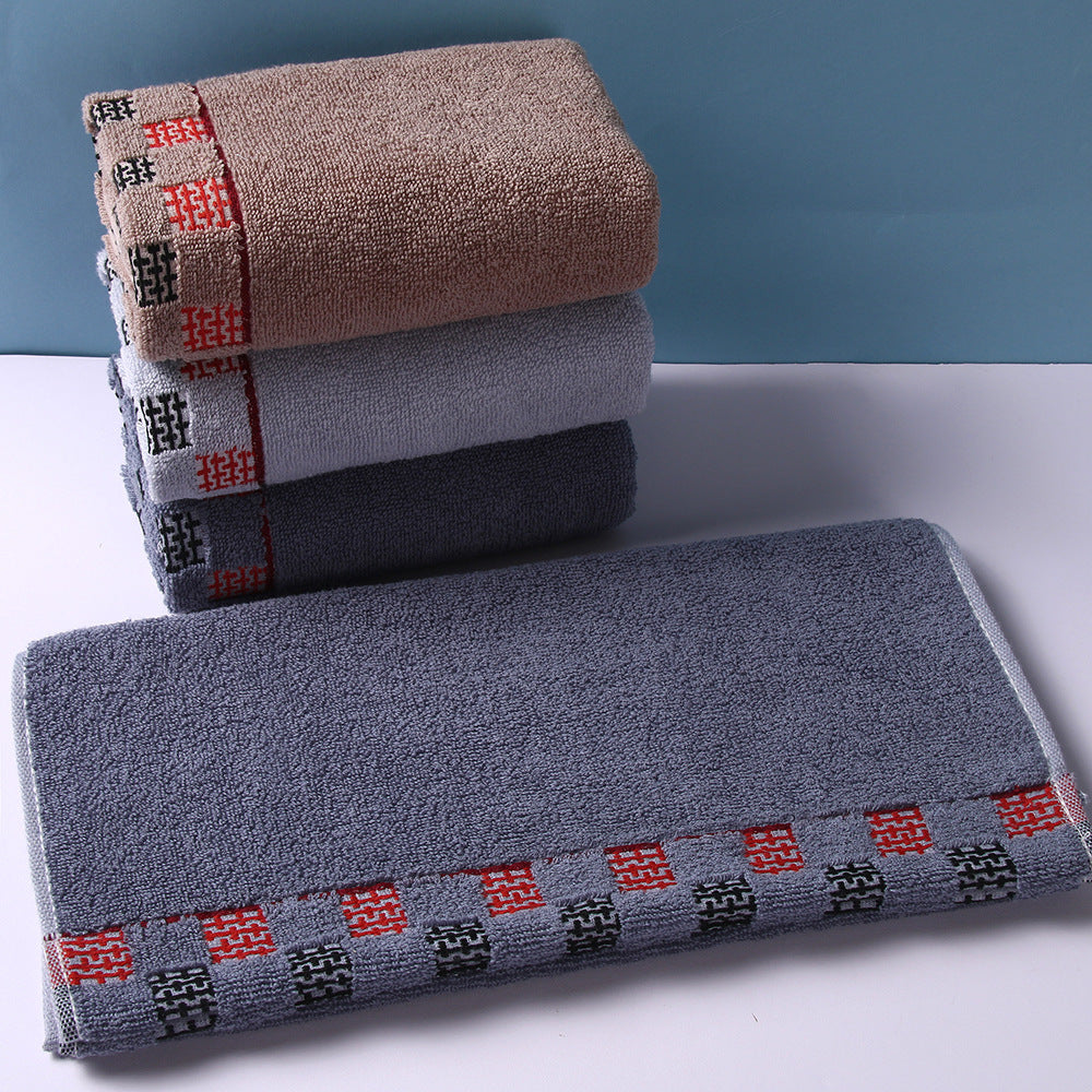 Serviette absorbante en coton épais avec cadeau pour les mains