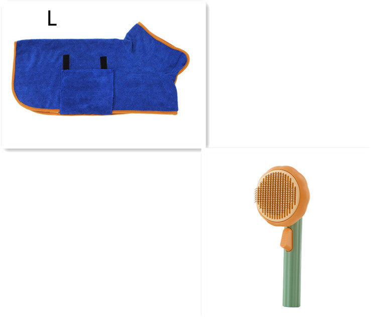 Nouvelle brosse pour chat à poils, vente chaude, peigne en acier inoxydable à main, auto-nettoyant, boucleur pour l'élimination des poils.