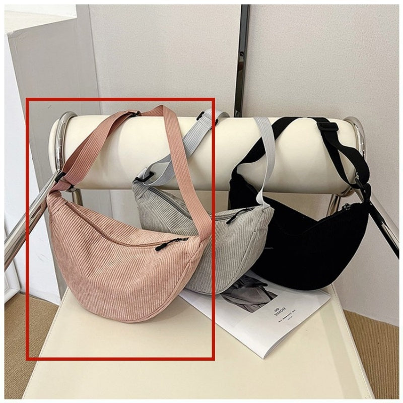 Sac à dos dumpling croisé de grande capacité automnal