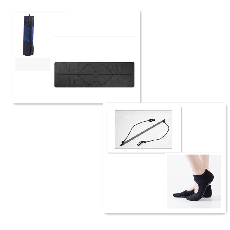 Bâton d'étirement Pilates Yoga Home Stretch Training Puller Bâton de fitness multifonctionnel