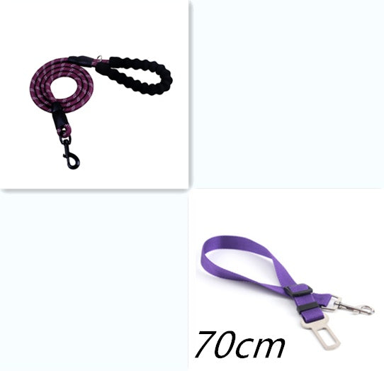 Laisse réfléchissante en nylon pour chien, corde pour chien de petite, moyenne et grande taille, pour la marche et l'entraînement, fournitures pour animaux de compagnie.