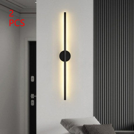 Lumière murale à bande LED créative