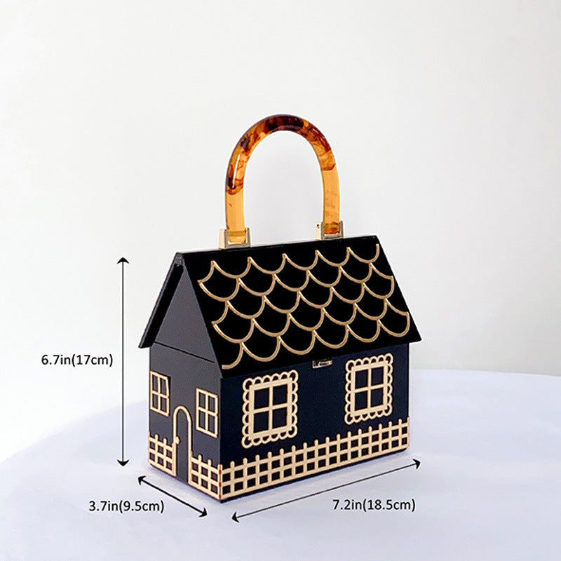 Nouveau sac à main en acrylique de grande capacité de haute qualité pour le dîner