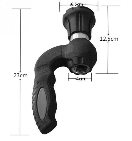 Lance de pulvérisation puissante pour tuyau, nettoyage de jardin et de voiture.