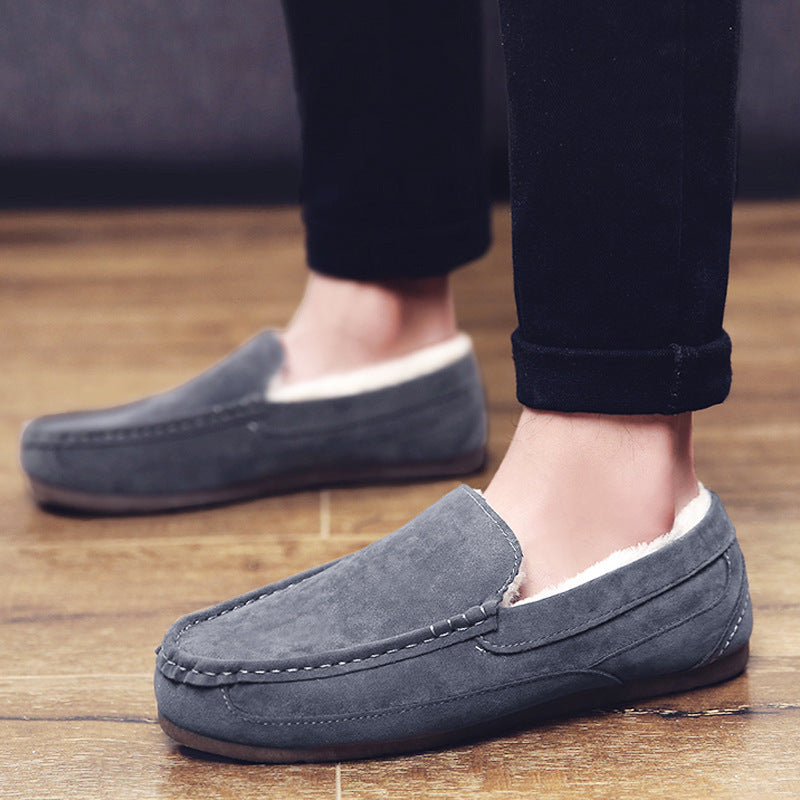 Chaussettes de jambe courtes pour hommes et chaussures décontractées.
