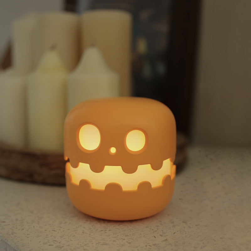 Lampe citrouille de chevet décoration d'Halloween amusante lumière d'ambiance pour chambres décoration de salon cadeau d'anniversaire pour enfants décorations d'Halloween