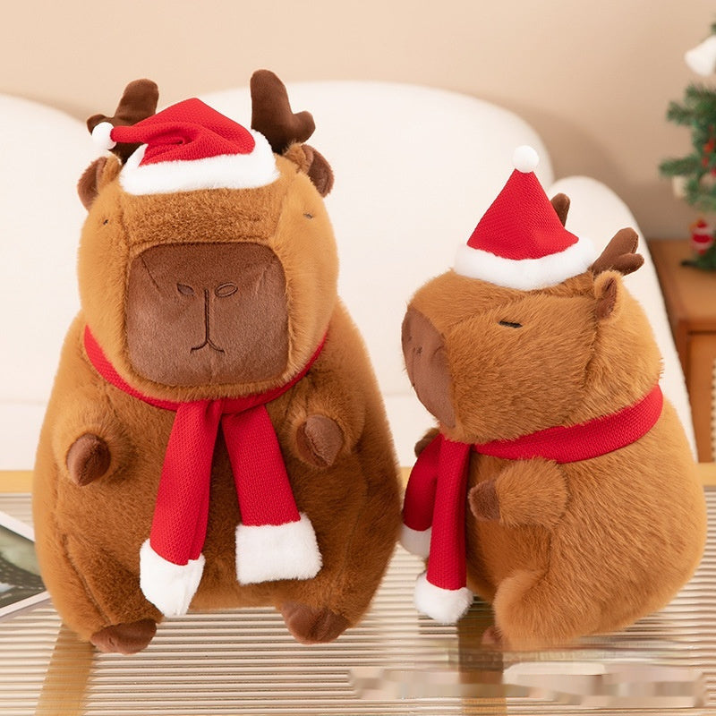 Nouvelle poupée Capabala Capybara jouet en peluche de Noël