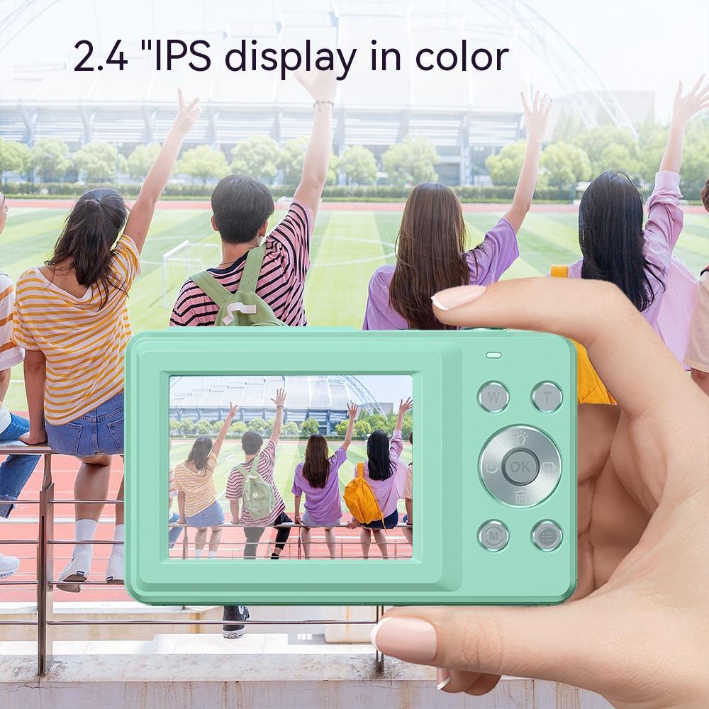 Mini caméra numérique Caméra numérique HD pour enfants Caméra numérique mini pour étudiants Cadeau de Noël et d'anniversaire pour garçons et filles Caméra d'entrée de gamme pour enfants