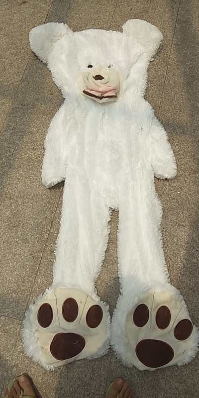 Géant ours en peluche jouet énorme jouets doux coque en cuir