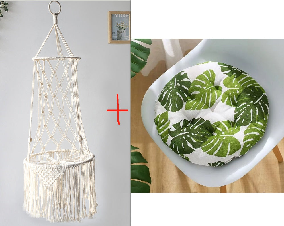 Lit suspendu en macramé pour animaux de compagnie Hamac pour chat en macramé Hamac mural pour chat Hamac en macramé pour chat-Cadeaux pour animaux de compagnie Balancelle en macramé pour chat
