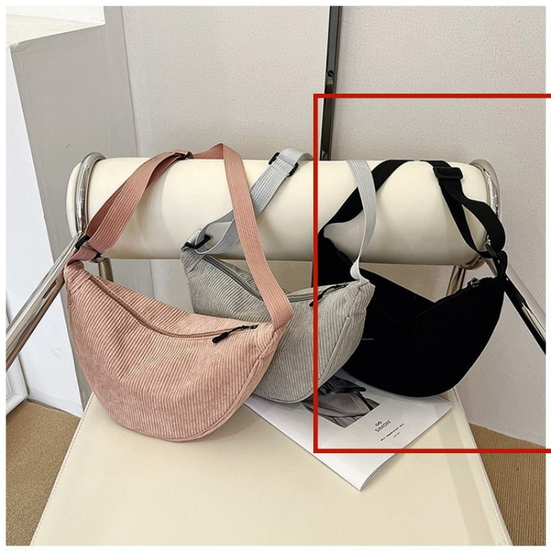 Sac à dos dumpling croisé de grande capacité automnal