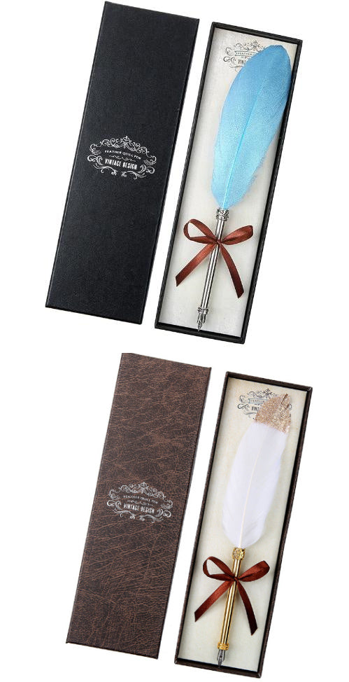 Coffret cadeau stylo plume rétro européen
