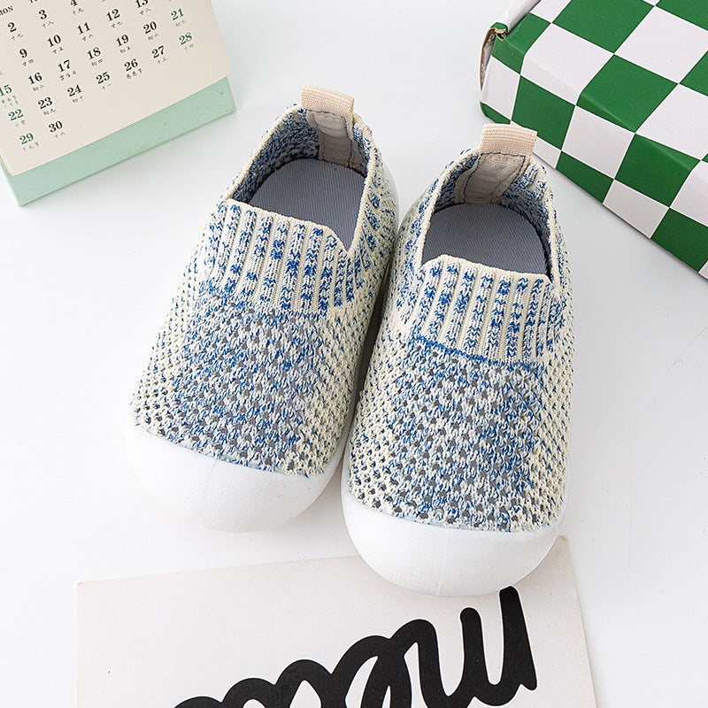 Chaussures en maille respirante à semelle souple pour enfants
