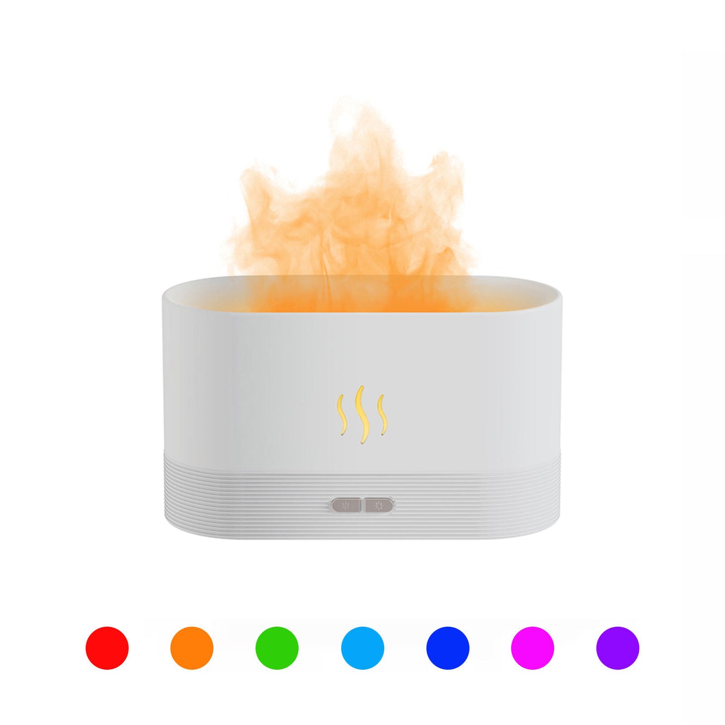 Humidificateur à ultrasons USB à flamme, meilleur vendeur de 2022, diffuseur d'arômes à LED RGB coloré.