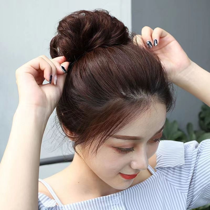 Bandeau pour cheveux de perruque Bandeau pour cheveux en chignon Simulation mate moelleuse