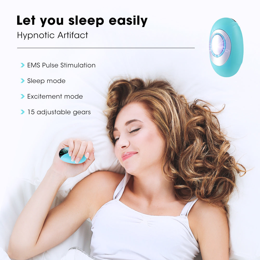Appareil d'aide au sommeil à micro-courant portatif intelligent pour soulager l'anxiété, la dépression, le sommeil rapide, thérapie du sommeil, appareil pour l'insomnie