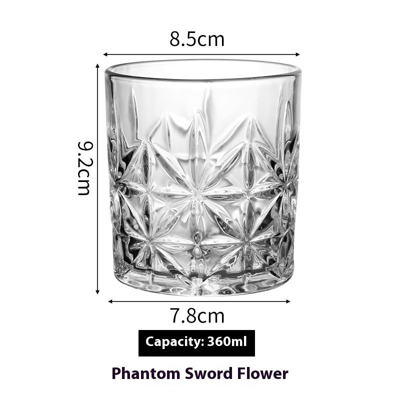 Verre à whisky en cristal, verre à bière, verre à whisky, verre à vin épais, coffret cadeau, vente en gros