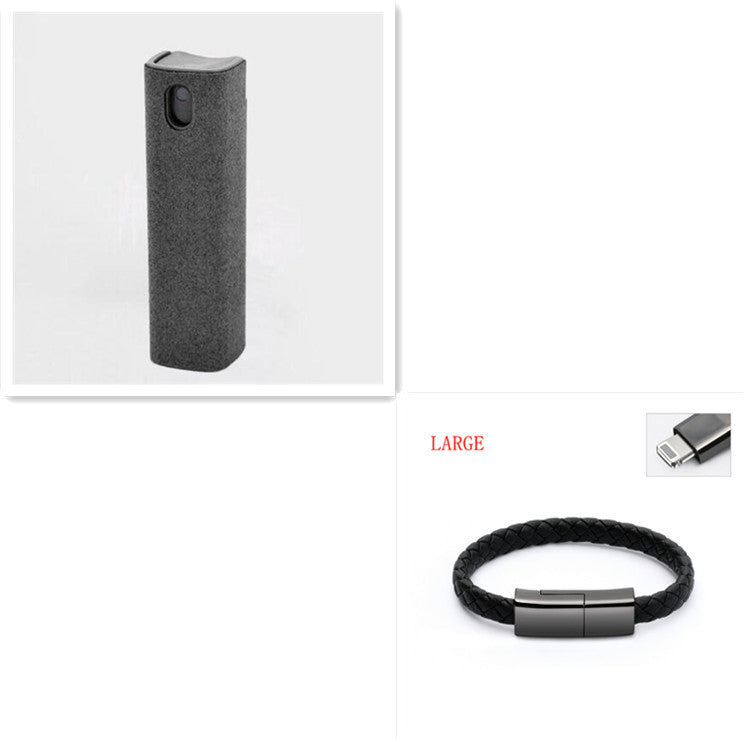 Kit de nettoyage d'écran pour téléphone et ordinateur 2 en 1 pour l'élimination de la poussière d'écran, ensemble de chiffons en microfibre.