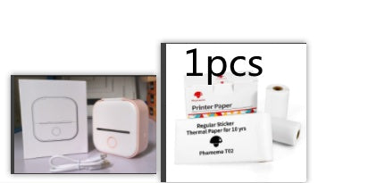 Imprimante thermique portable mini pour étiquettes, imprimante photo domestique, imprimante pour étudiants, imprimante de questions erronées, imprimante d'étiquettes mini compatible Bluetooth, étiquettes de prix.