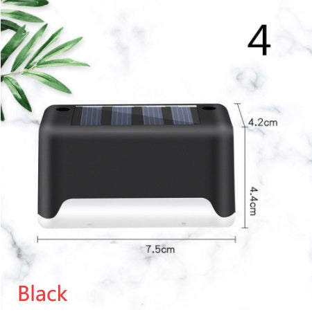 Nouvelle lampe de clôture solaire LED étanche à mise à niveau, lumières de terrasse solaires, lumière de marche solaire extérieure pour patio, escaliers, jardin, allée, pas de jardin.