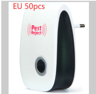 Répulsif pratique contre les insectes, les moustiques et les rongeurs électroniques à ultrasons, rechargeable, avec prise EU/US.