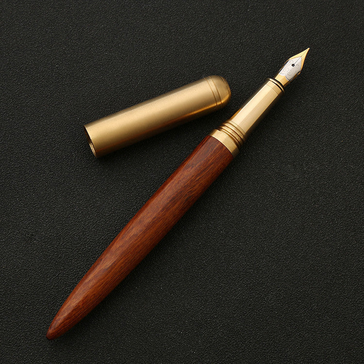 Stylo en métal en bois massif pour cadeau créatif d'affaires