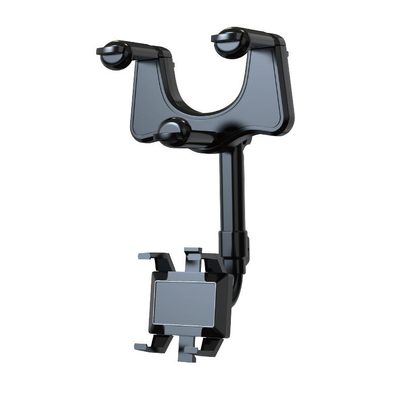 Support de téléphone pour rétroviseur pour voiture, rotatif et rétractable, support de téléphone multifonctionnel à 360 degrés, adapté à tous les téléphones mobiles et à toutes les voitures.