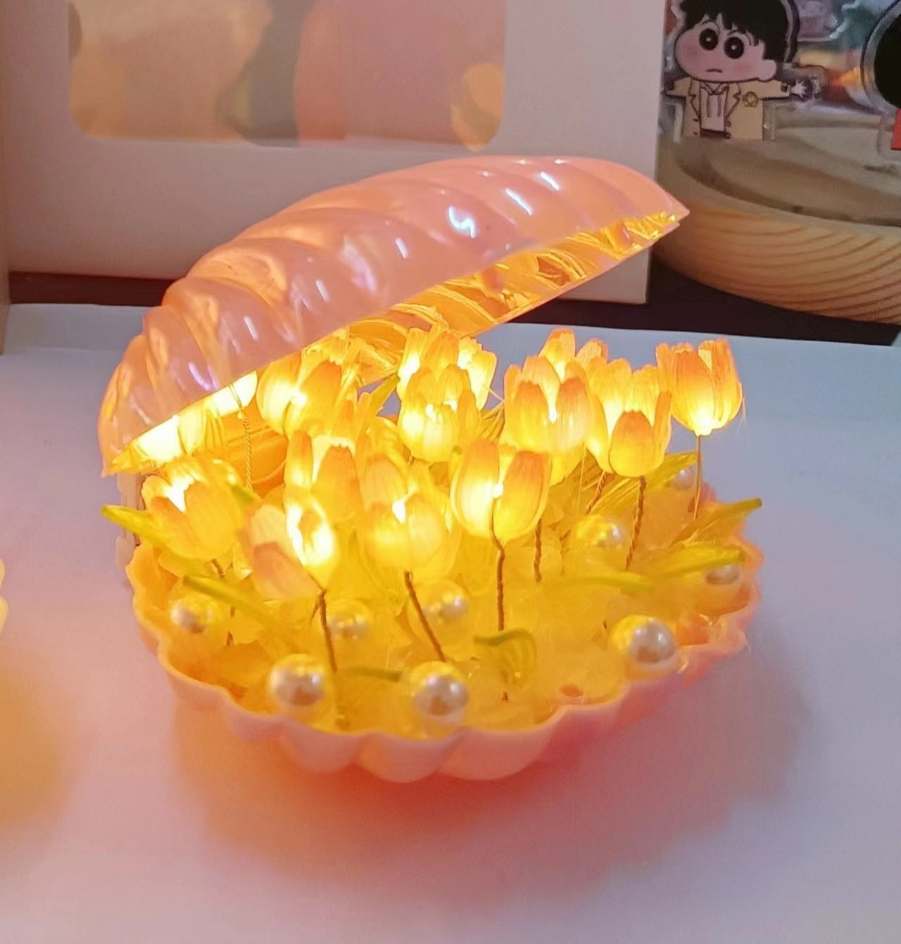 Cadeau créatif Table de chevet Ambiance lumineuse Décoration lumineuse