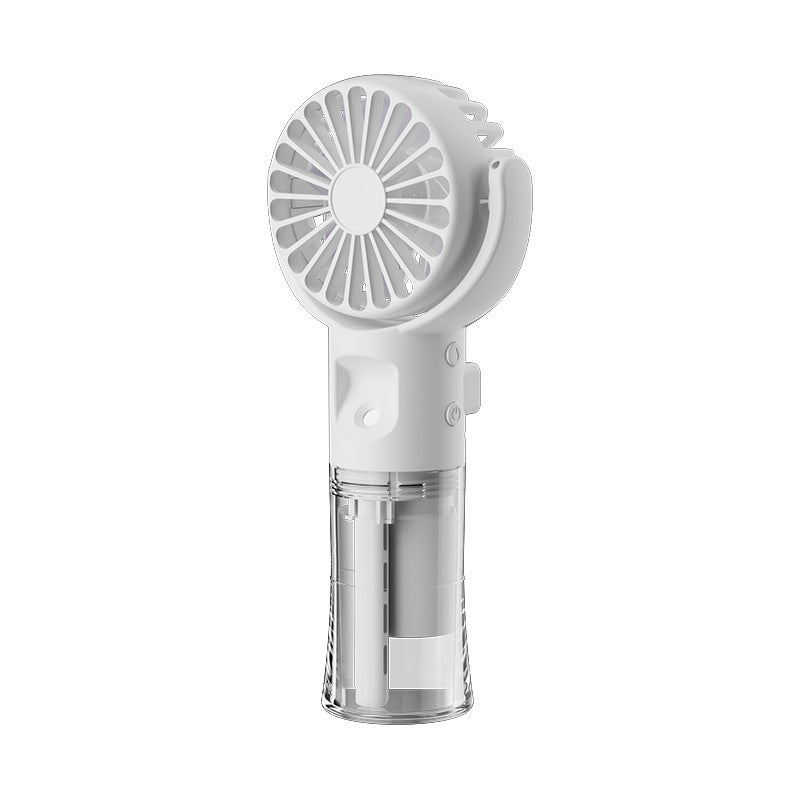 Ventilateur portatif à pulvérisation d'eau à 4 vitesses, ventilateur de refroidissement d'été, chargement USB, fournitures d'été, mini ventilateur d'extérieur