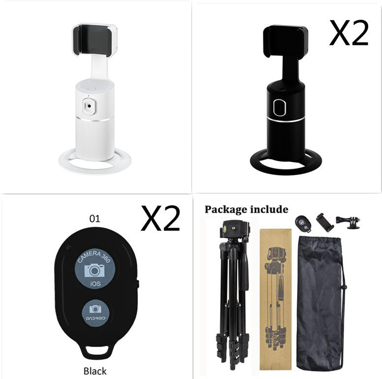 Support de diffusion en direct pour téléphone mobile avec suivi de reconnaissance faciale intelligente PTZ
