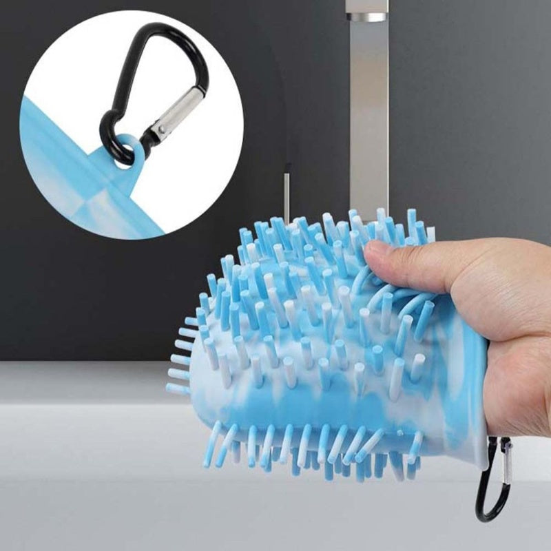 2 en 1 brosse de nettoyage des pattes de chien brosse de nettoyage des pattes de chien douce tasse de nettoyage des pattes de chien portable brosse de nettoyage des pattes seau de nettoyage des pieds produits pour animaux de compagnie
