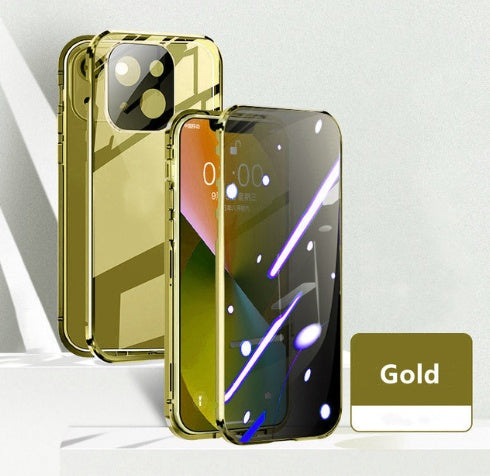 Coque de téléphone Magneto de protection anti-privacy avec lunettes
