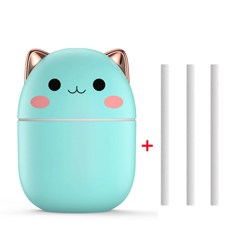Humidificateur d'aromathérapie silencieux USB avec lumière ambiante
