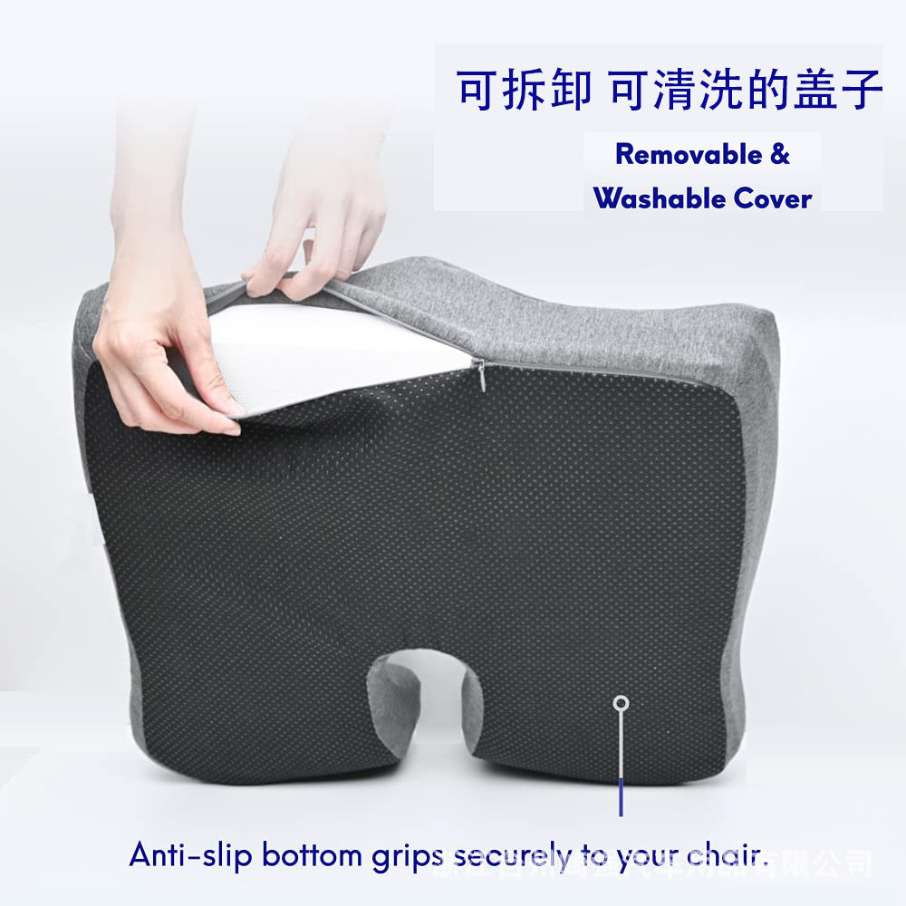 Coussin de chaise de bureau ergonomique en mousse à mémoire pour siège auto