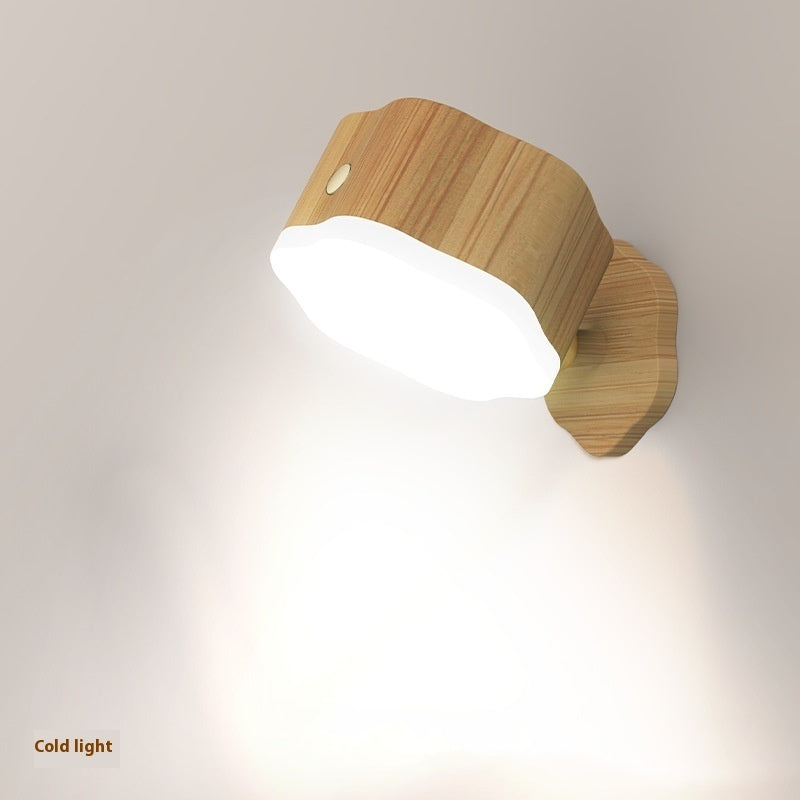 Lampe tactile créative Lampe murale magnétique rotative Petite lampe de nuit