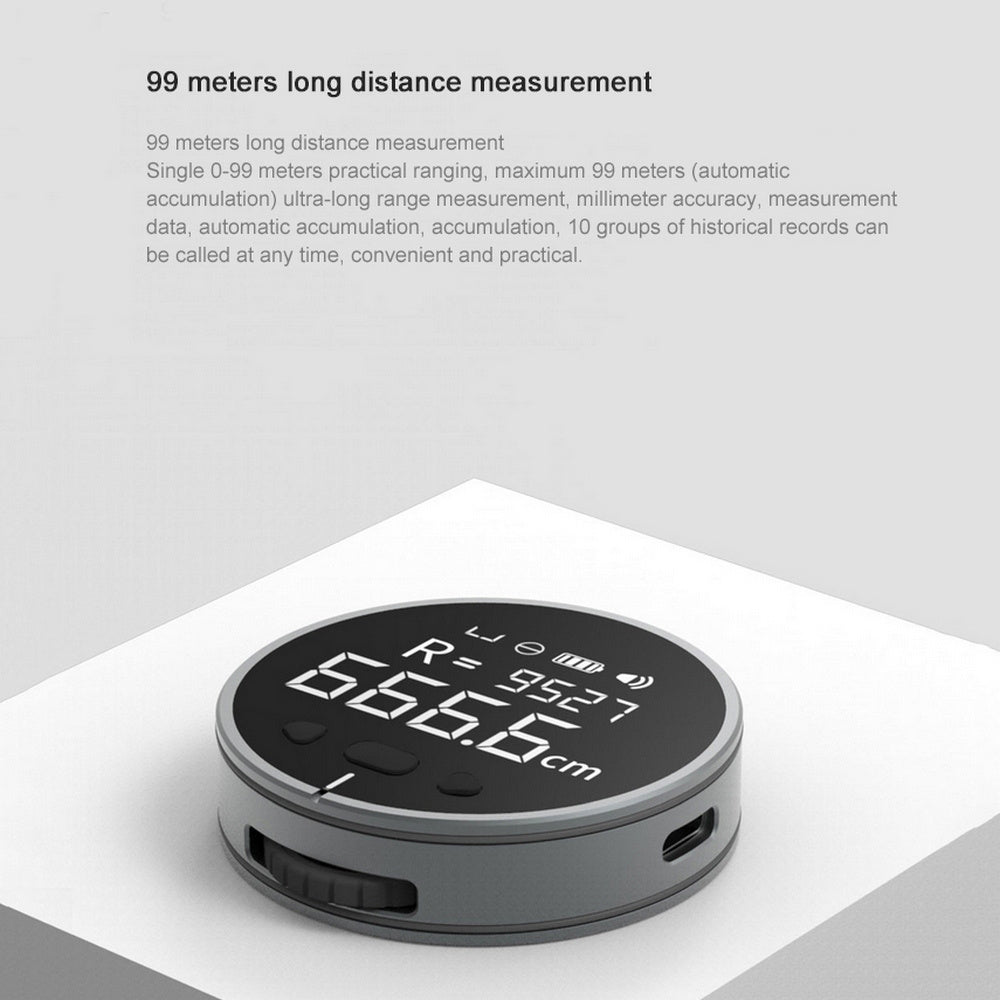 Instrument de mesure de distance Règle de mesure électronique Mètre ruban Écran LCD numérique haute définition Règle de mesure électronique de haute précision Outil de mesure électronique