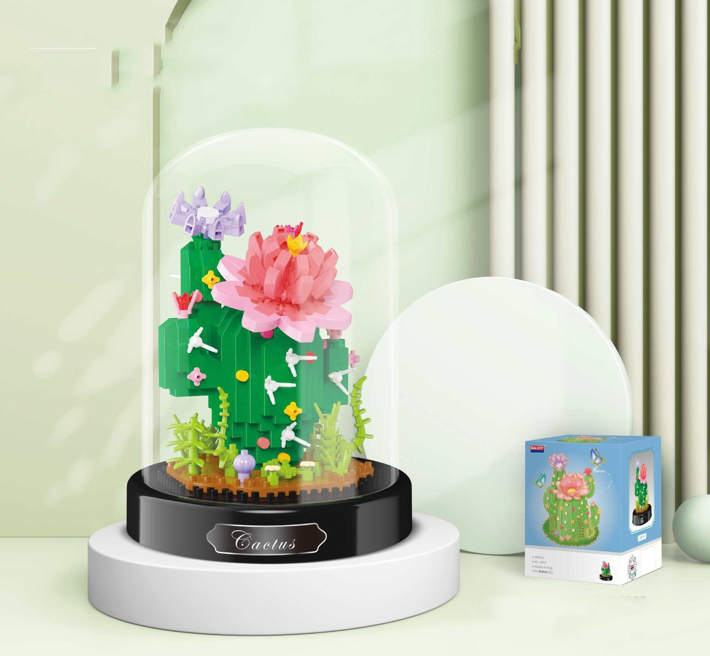 Jouets de décoration de roses à assemblage de petites particules