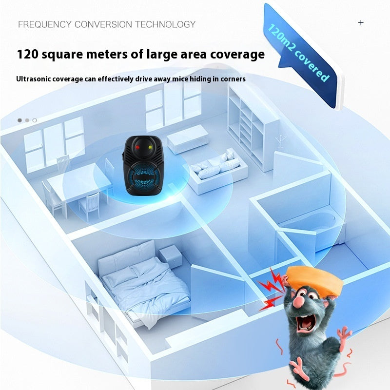 Répulsif à ultrasons pour insectes nuisibles, version améliorée, répulsif à moustiques, répulsif à rats électronique à ultrasons, tueur d'insectes, fournitures pour la maison