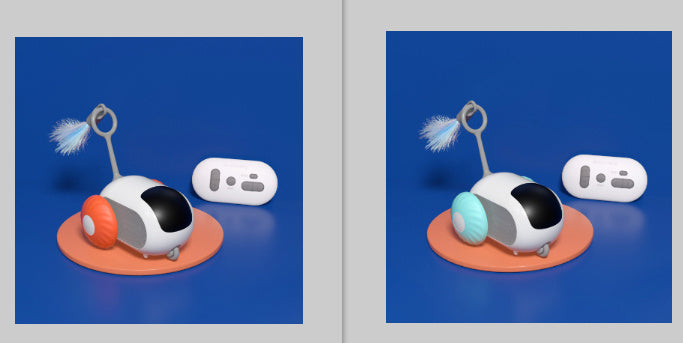 Jouet interactif pour chat avec télécommande, voiture USB rechargeable, poursuite automatique, voiture intelligente à déplacement autonome, jouet interactif pour chat, produits pour animaux de compagnie.