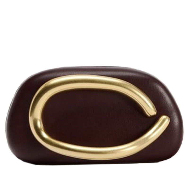 Sac à main mini en boîte ronde classique européenne et américaine pour le dîner.