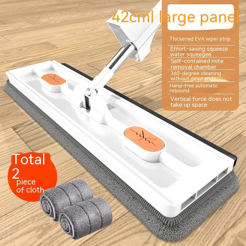 Nouveau style Grande Vadrouille Plate 360 Vadrouille Rotative Convient Différents Types Revêtement de sol Forte absorption d’eau Pour le nettoyage des sols à la maison