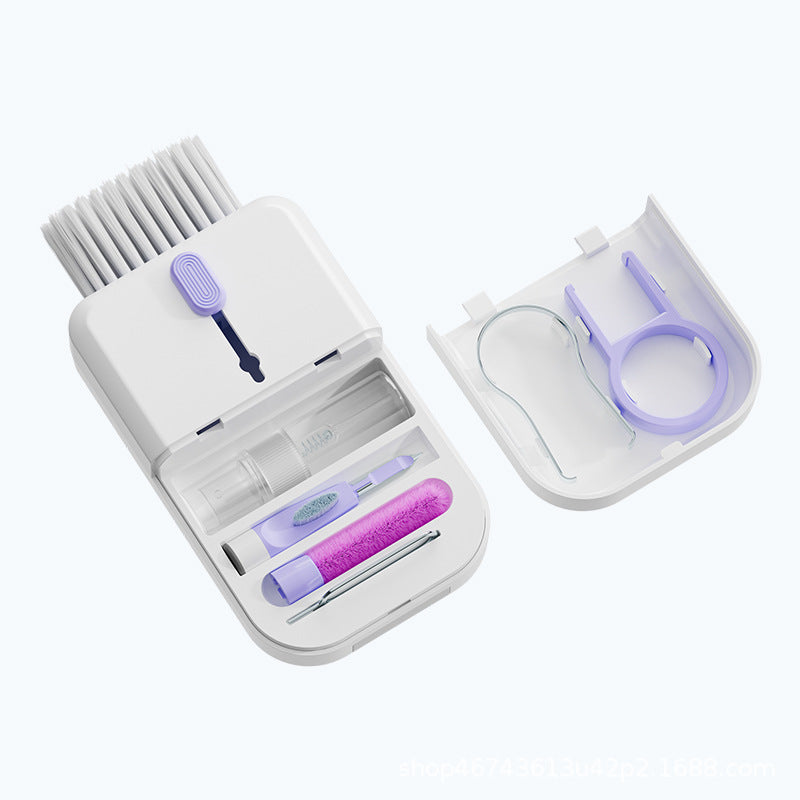 Combinaison de nettoyage multifonctionnelle Brosse de nettoyage pour clavier d'ordinateur