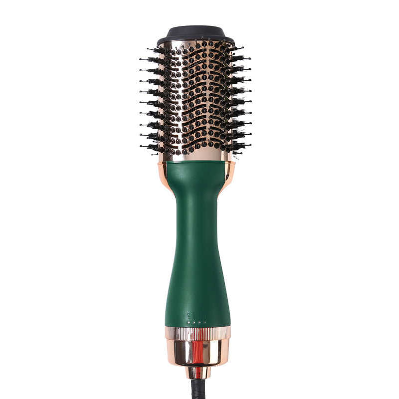 Brosse à air chaud multifonction 3 en 1 avec fer à friser et lissage.
