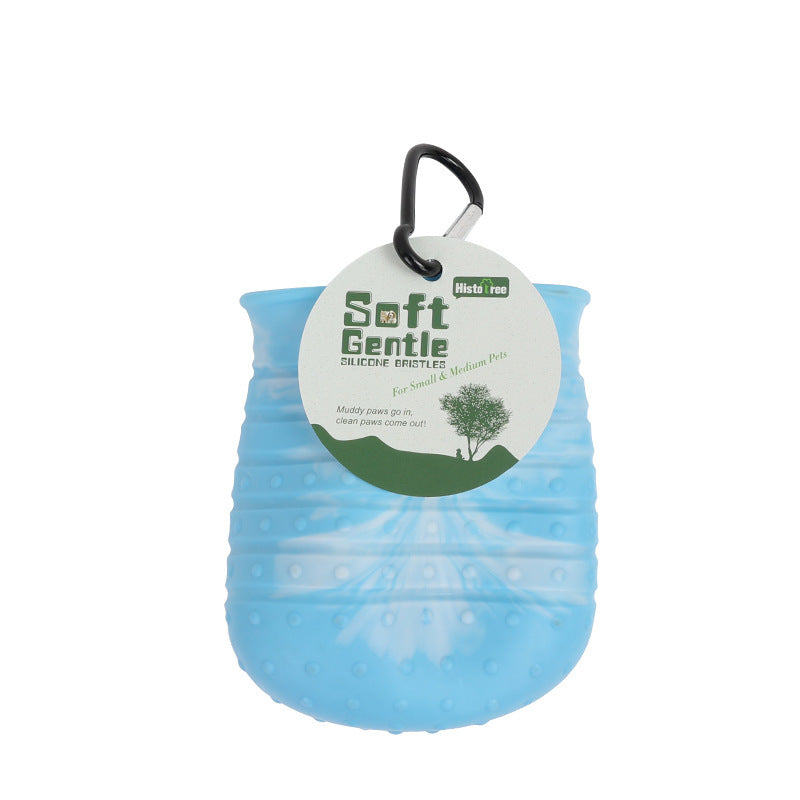 2 en 1 brosse de nettoyage des pattes de chien brosse de nettoyage des pattes de chien douce tasse de nettoyage des pattes de chien portable brosse de nettoyage des pattes seau de nettoyage des pieds produits pour animaux de compagnie