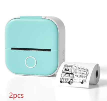 Imprimante thermique portable mini pour étiquettes, imprimante photo domestique, imprimante pour étudiants, imprimante de questions erronées, imprimante d'étiquettes mini compatible Bluetooth, étiquettes de prix.