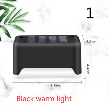 Nouvelle lampe de clôture solaire LED étanche à mise à niveau, lumières de terrasse solaires, lumière de marche solaire extérieure pour patio, escaliers, jardin, allée, pas de jardin.