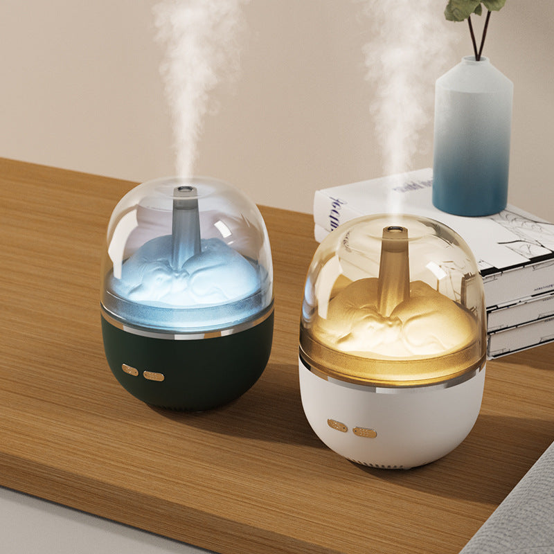 Humidificateur d'air diffuseur d'huiles essentielles à ultrasons atomiseur d'aromathérapie lumière colorée brouillard épais volume accessoires de bureau et de maison