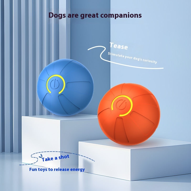 Balle électrique sautante automatique pour animaux de compagnie, produits lumineux pour animaux de compagnie, produits de formation pour chiens, jouets en forme de balle pour chiens, résistance.